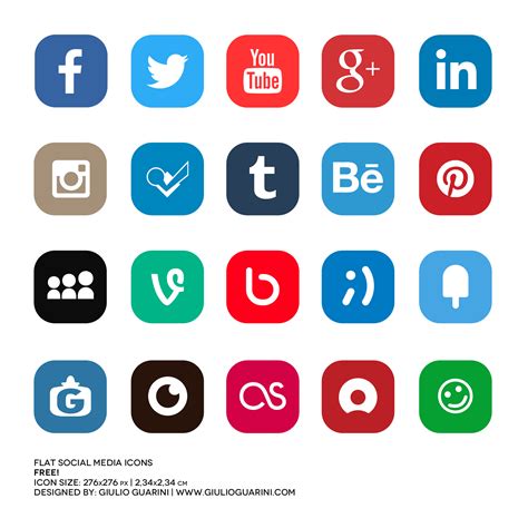 Social media Icons & Symbols .